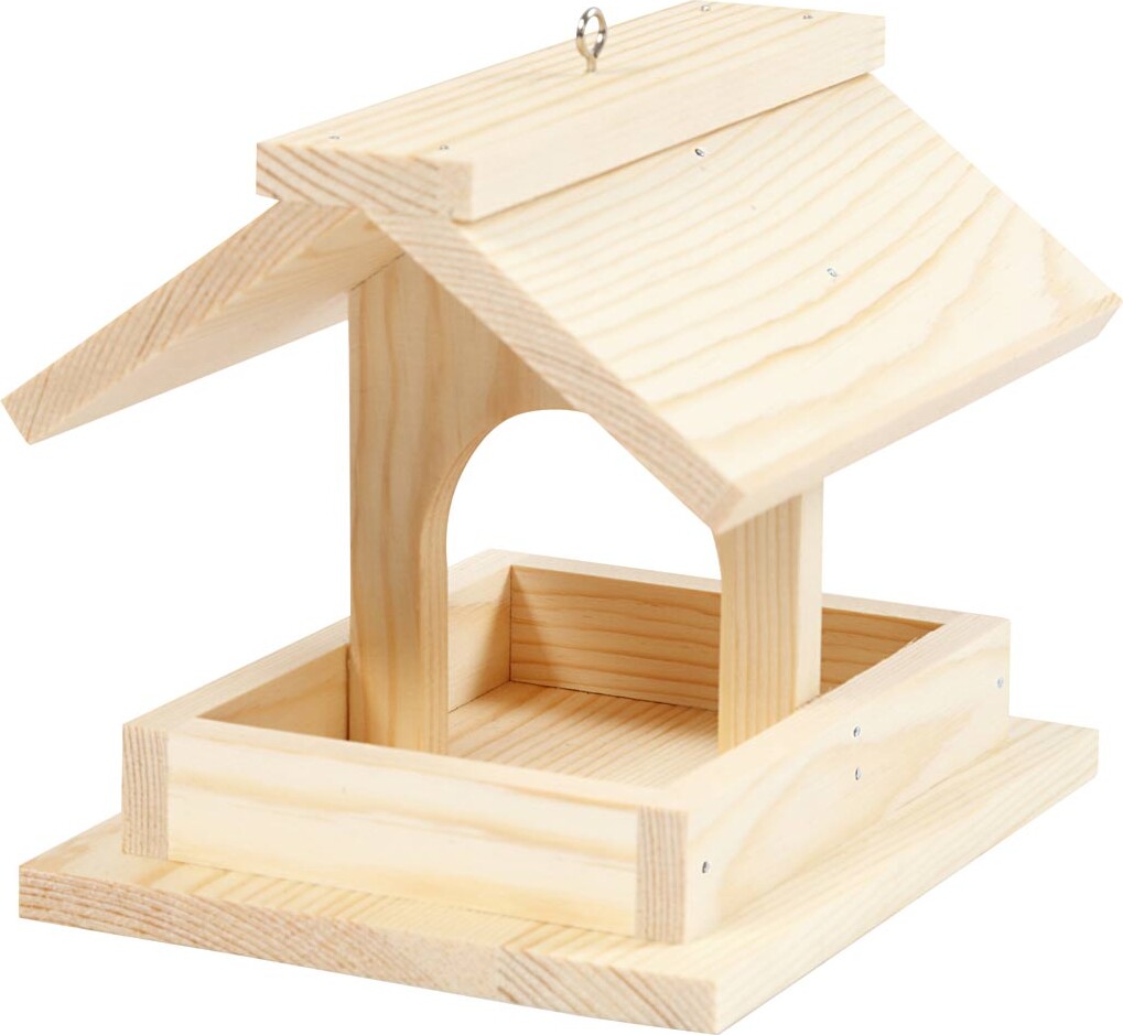 Fuglefoderhus - H 12 5 Cm - D 14 5 Cm - B 11 5 Cm - 1 Stk