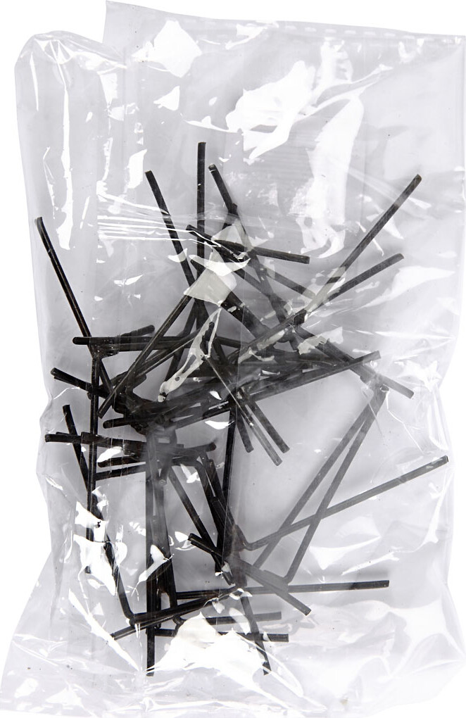 Fuglefødder Og Kyllingefødder - H 5 Cm - B 2 Cm - Sort - 10 Par