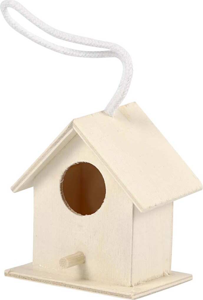 Fuglehus - Str 6X6 Cm - 1 Stk