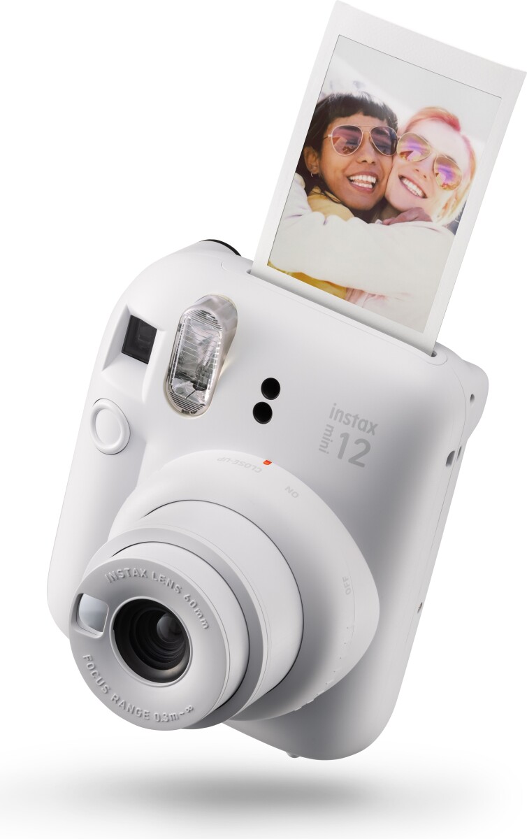 Fujifilm - Instax Mini 12 Kamera - Hvid | Se tilbud køb på Gucca.dk