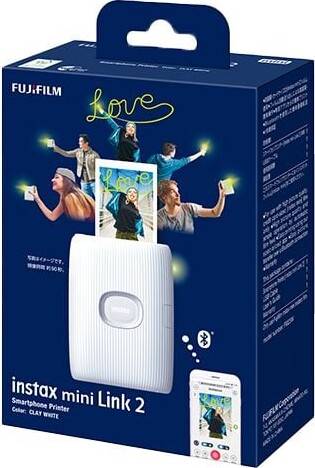 Fujifilm - Instax Mini Link 2 Smartphone Polaroid Printer - Hvid