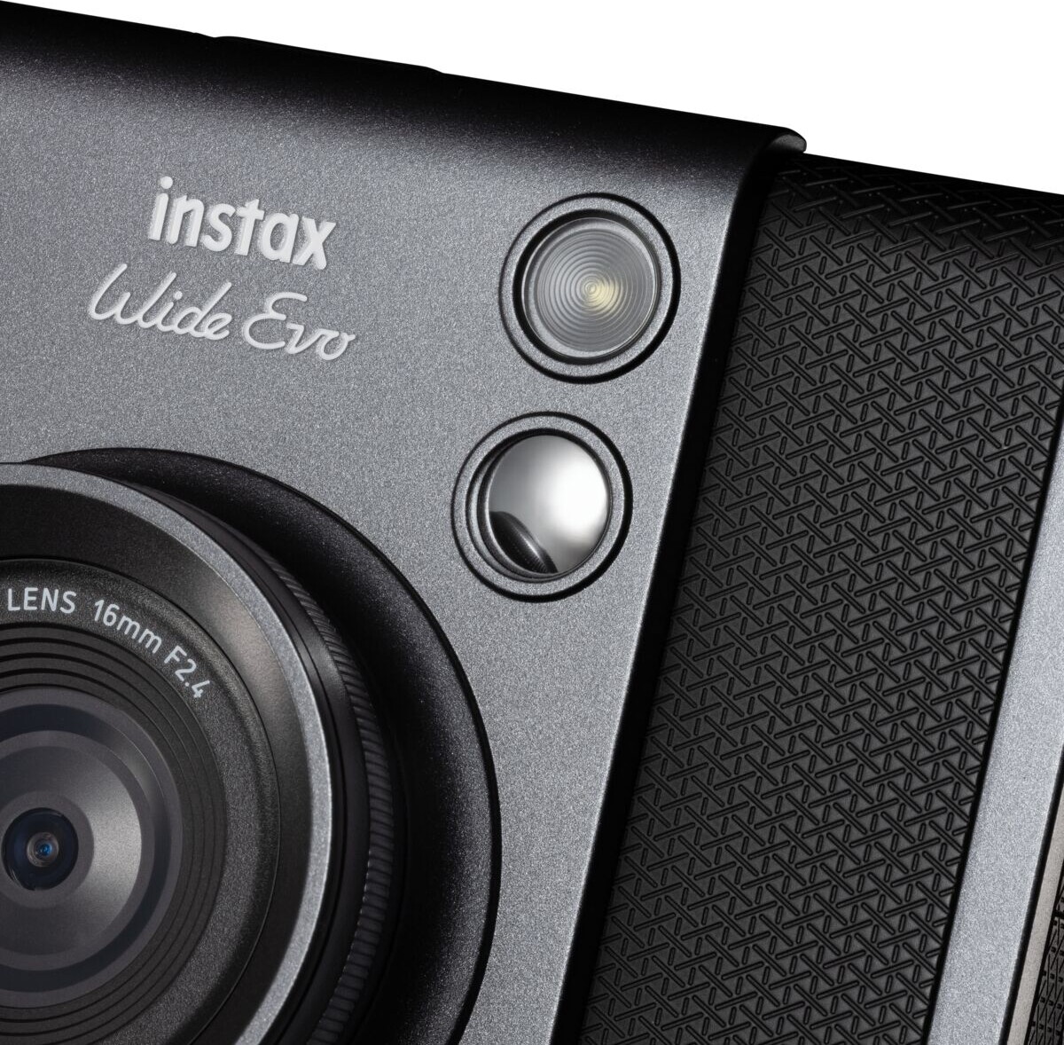 Fuji - Instax Wide Evo Black Hybrid Camera