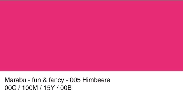 Marabu - Fun Fancy - Vinduesmaling - 80 Ml - Hindbær Rød