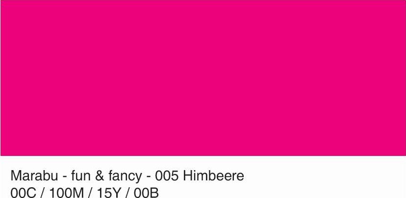 Marabu - Fun Fancy - Vinduesmaling - 80 Ml - Hindbær Rød