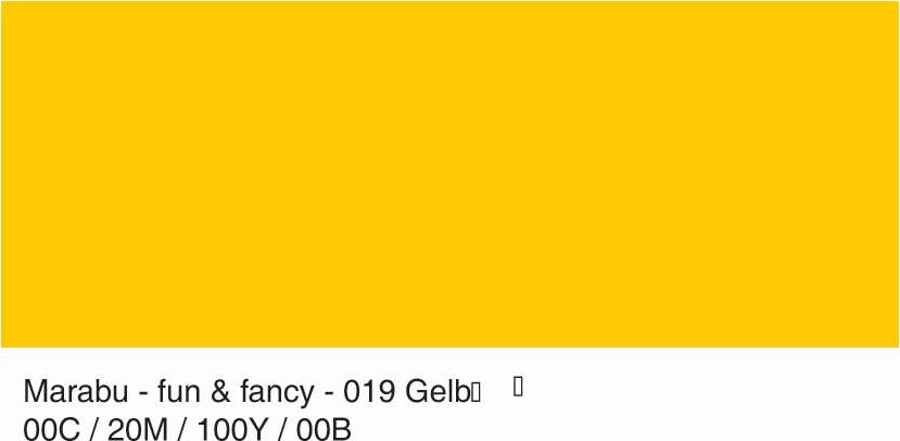 Marabu - Fun Fancy - Vinduesmaling - 80 Ml - Gul
