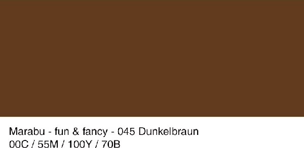 Marabu - Fun Fancy - Vinduesmaling - 80 Ml - Mørk Brun
