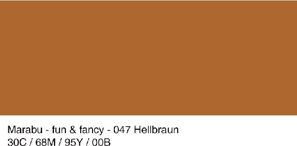 Marabu - Fun Fancy - Vinduesmaling - 80 Ml - Lys Brun