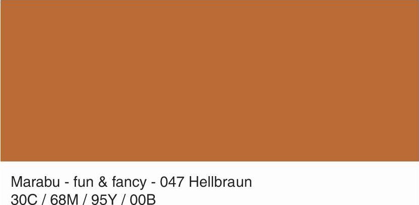 Marabu - Fun Fancy - Vinduesmaling - 80 Ml - Lys Brun