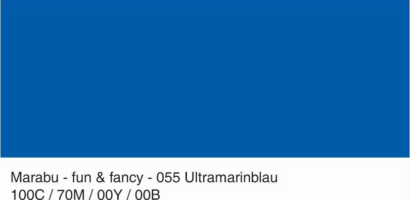Marabu - Fun Fancy - Vinduesmaling - 80 Ml - Mellemblå
