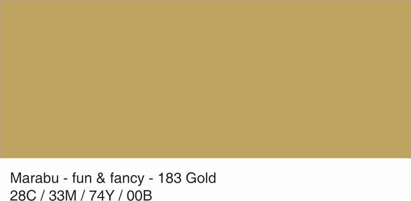 Marabu - Fun Fancy - Vinduesmaling - 80 Ml - Guld