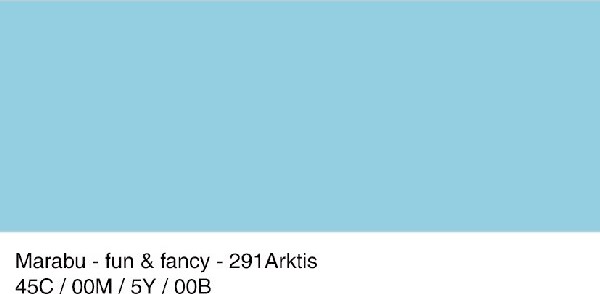 Marabu - Fun Fancy - Vinduesmaling - 80 Ml - Isblå