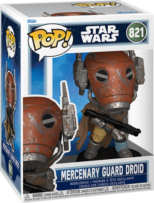 Funko Pop - Vinyl Star Wars The Mandalorian Grogu - Mercenary Guard Droid