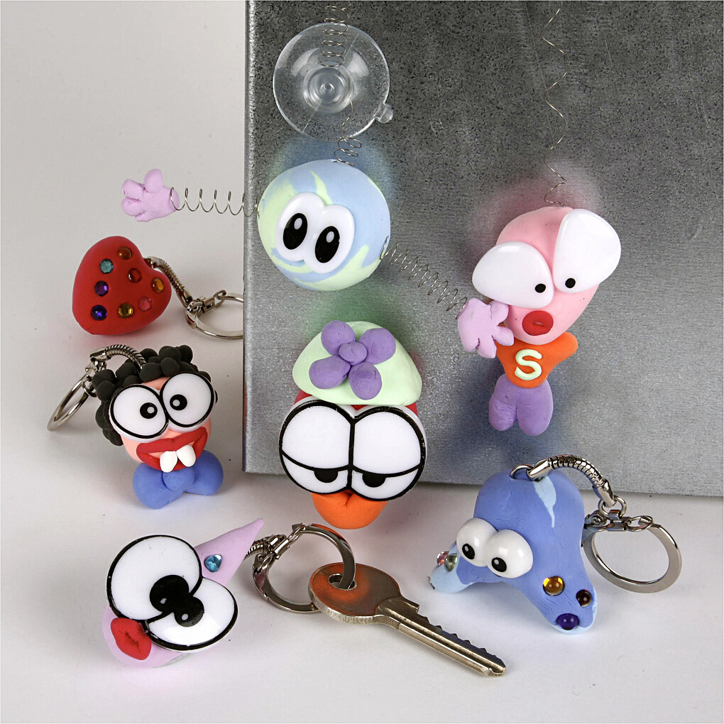 Silk Clay - Funny Friends Sæt Med 40 Silk Clay Bøtter Og Tilbehør