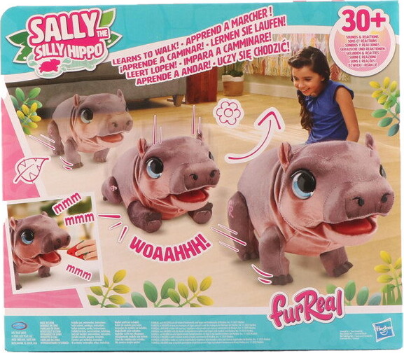 Furreal - Sally The Silly Hippo - Interaktivt Kæledyr - Hasbro
