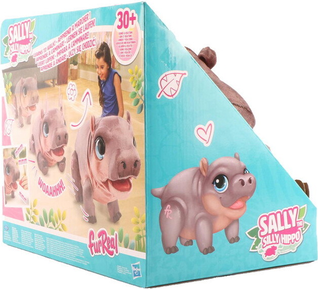 Furreal - Sally The Silly Hippo - Interaktivt Kæledyr - Hasbro