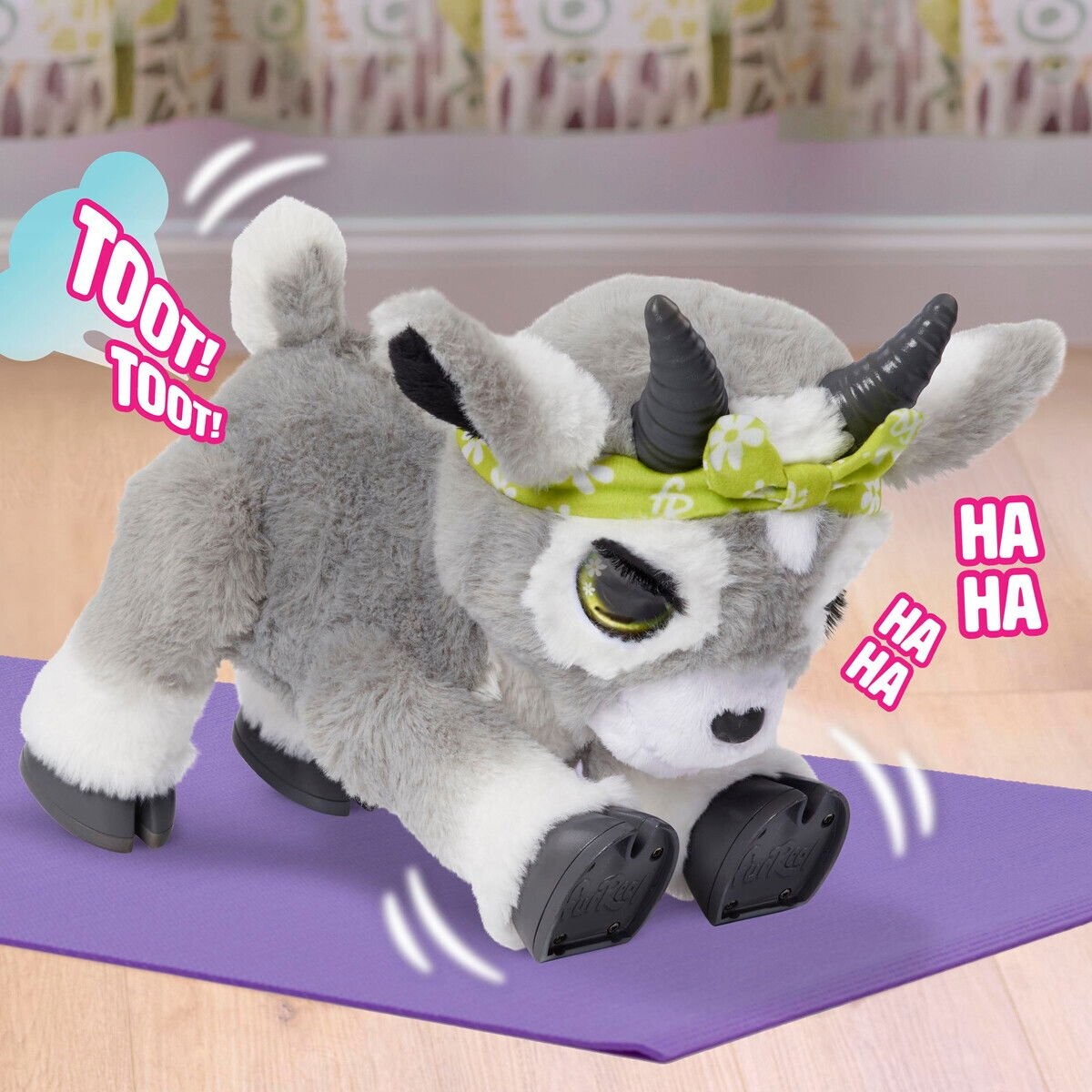 Furreal - Daisy The Yoga Goat - Interaktiv Ged - 60 Reaktioner