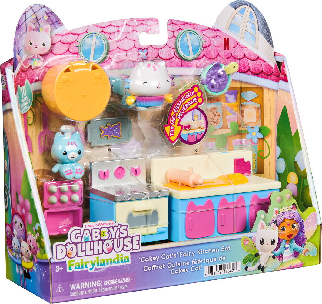 Gabby S Dollhouse - Cakey Cat Fairy Køkken