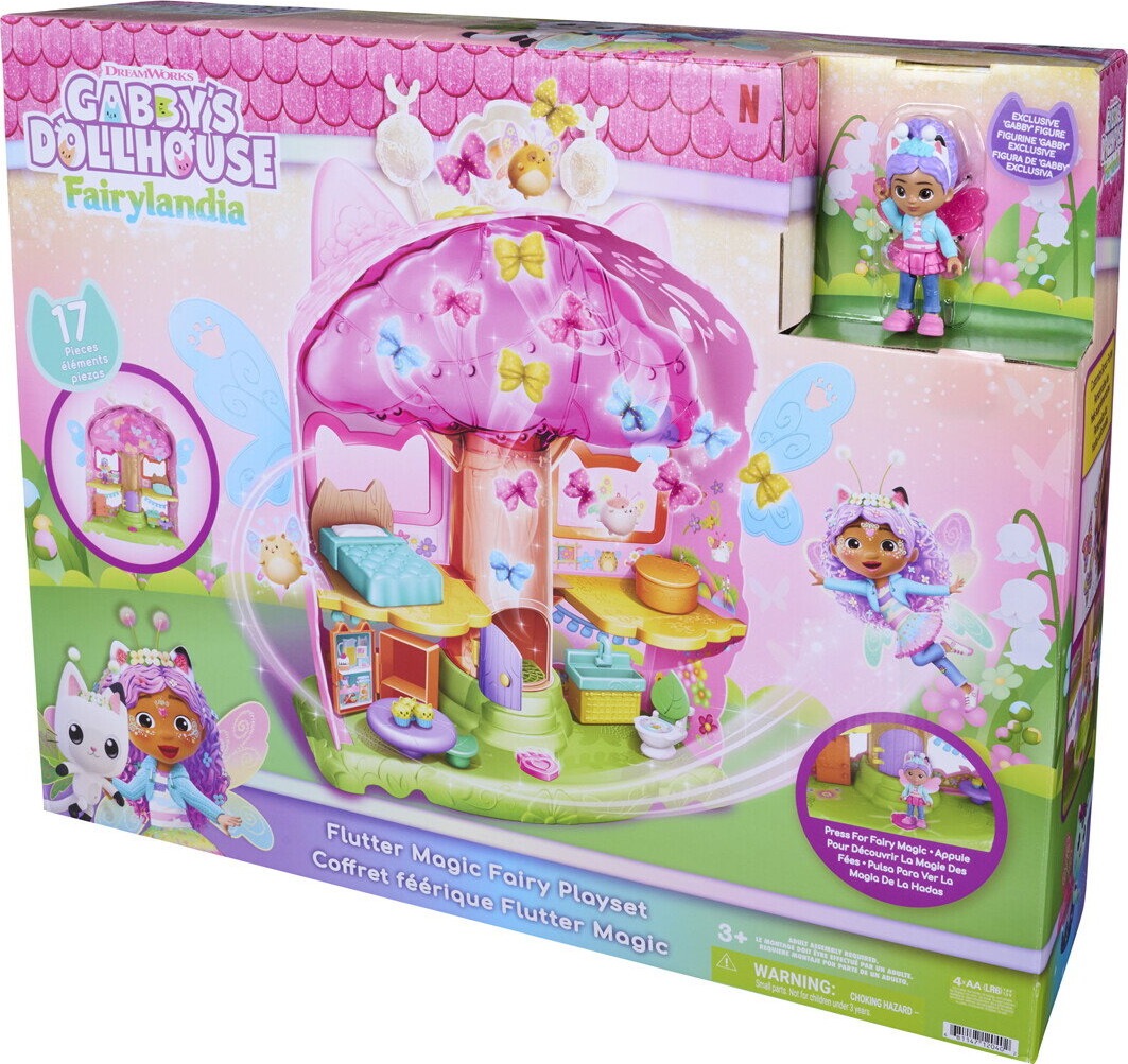 Gabby S Dollhouse - Flutter Fairy Magisk Legesæt