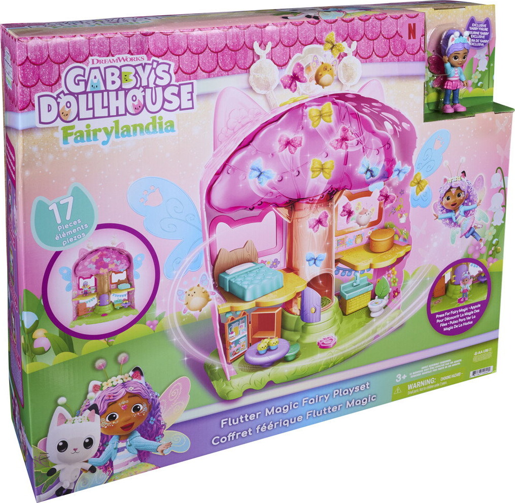 Gabby S Dollhouse - Flutter Fairy Magisk Legesæt