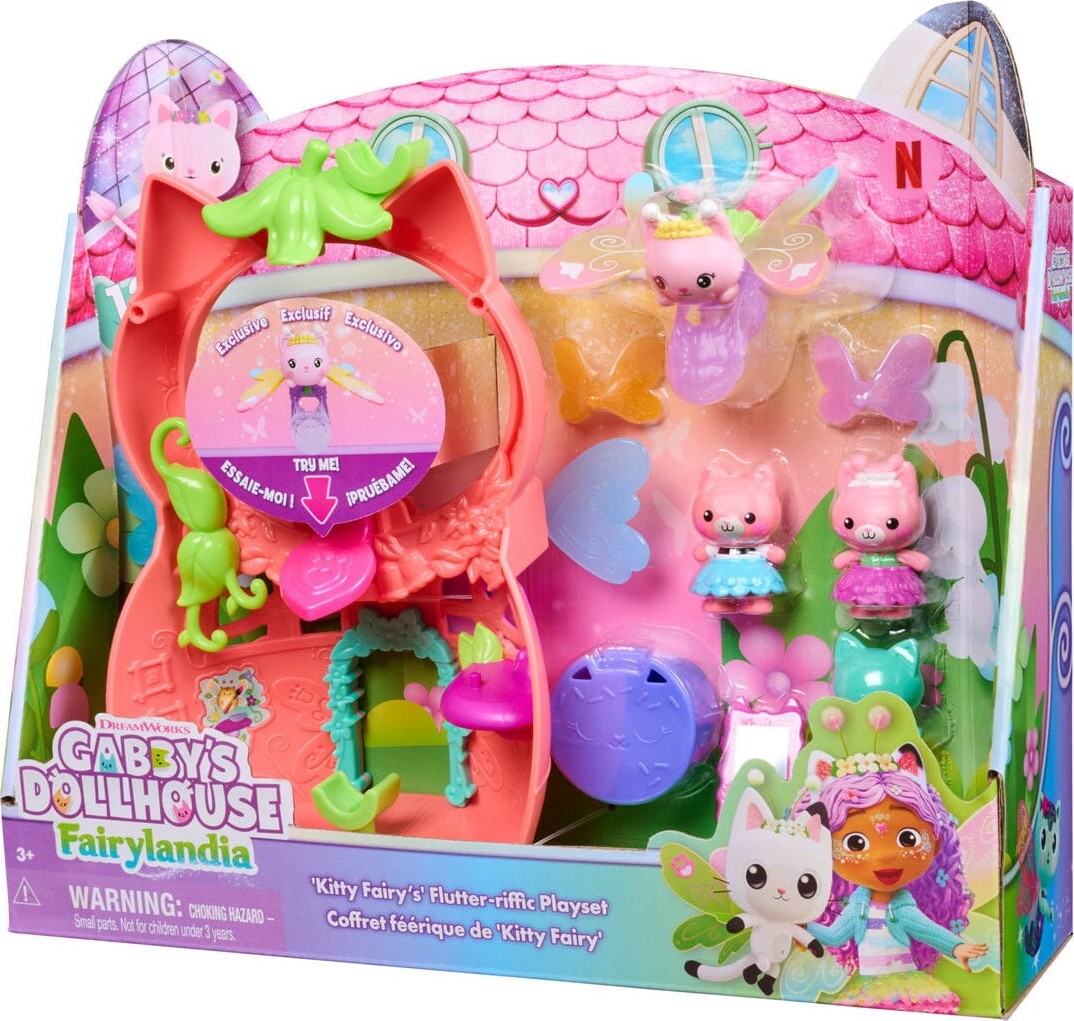 Gabby S Dukkehus - Kitty Fairy S Flutter-Riffic Playset - Fairylandia