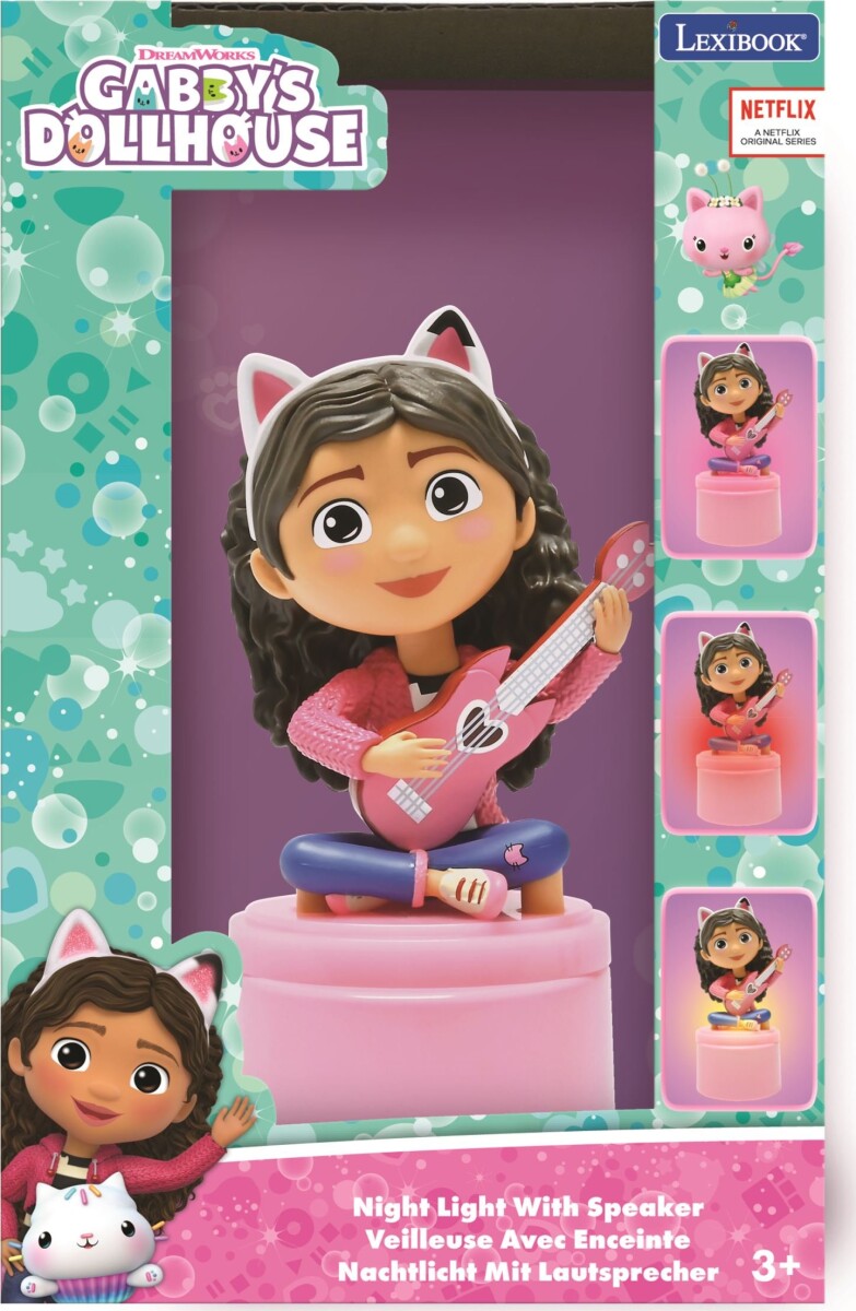 Gabbys Dukkehus - Natlampe Med Højtaler - Lexibook