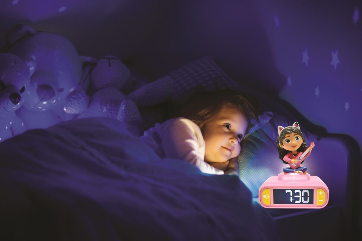 Lexibook - Vækkeur Med Lys Og Lyd - Gabbys Dukkehus