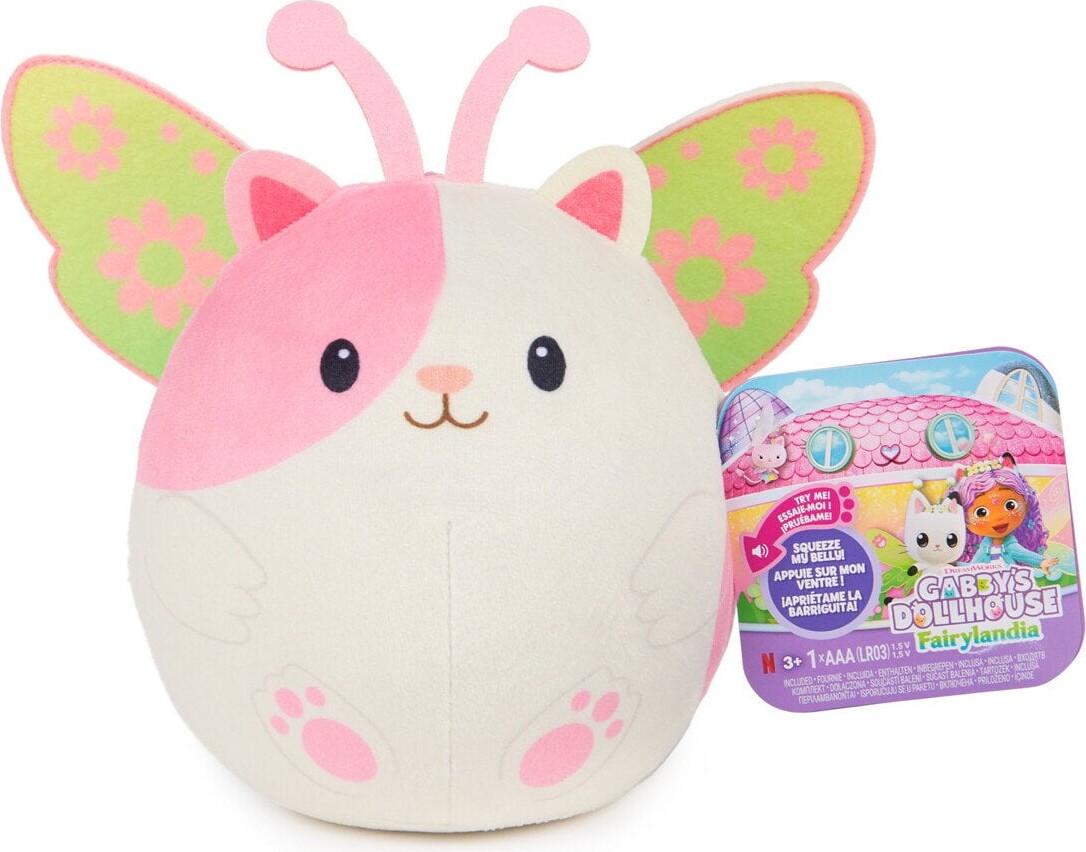 Gabby S Dollhouse - Hamster Feature Plush - White