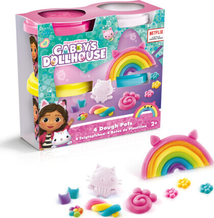 Gabby S Dollhouse Modellervoks 4-Pak