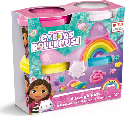 Gabby S Dollhouse Modellervoks 4-Pak