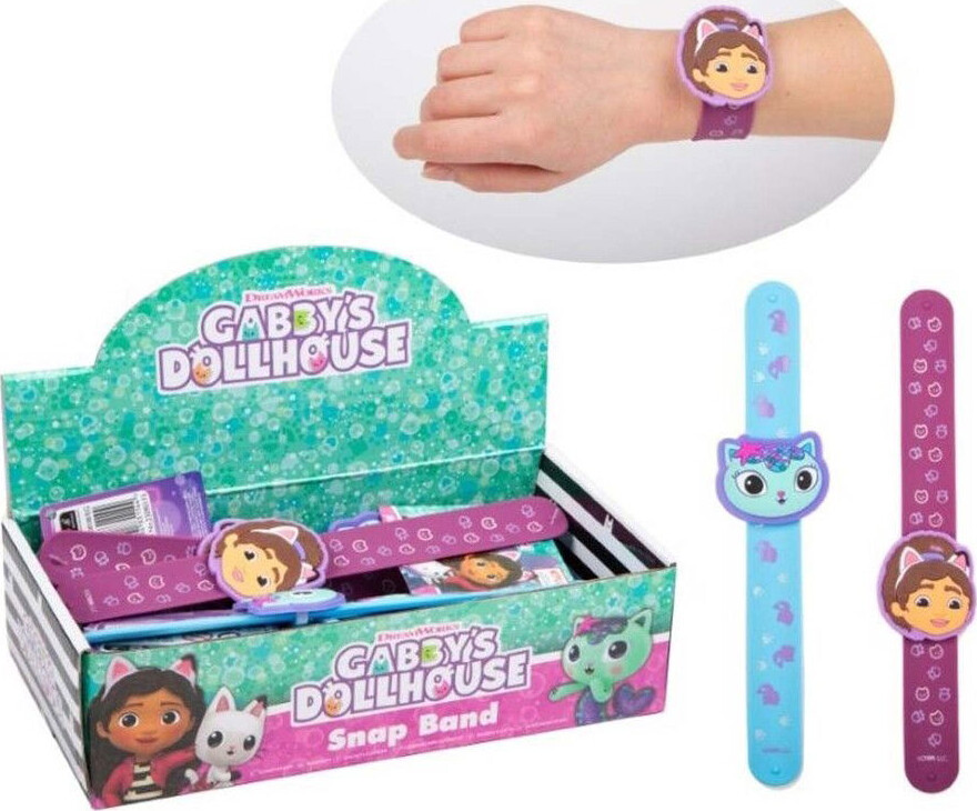 Gabbys Dollhouse Silicone Snap Band - Assorterede