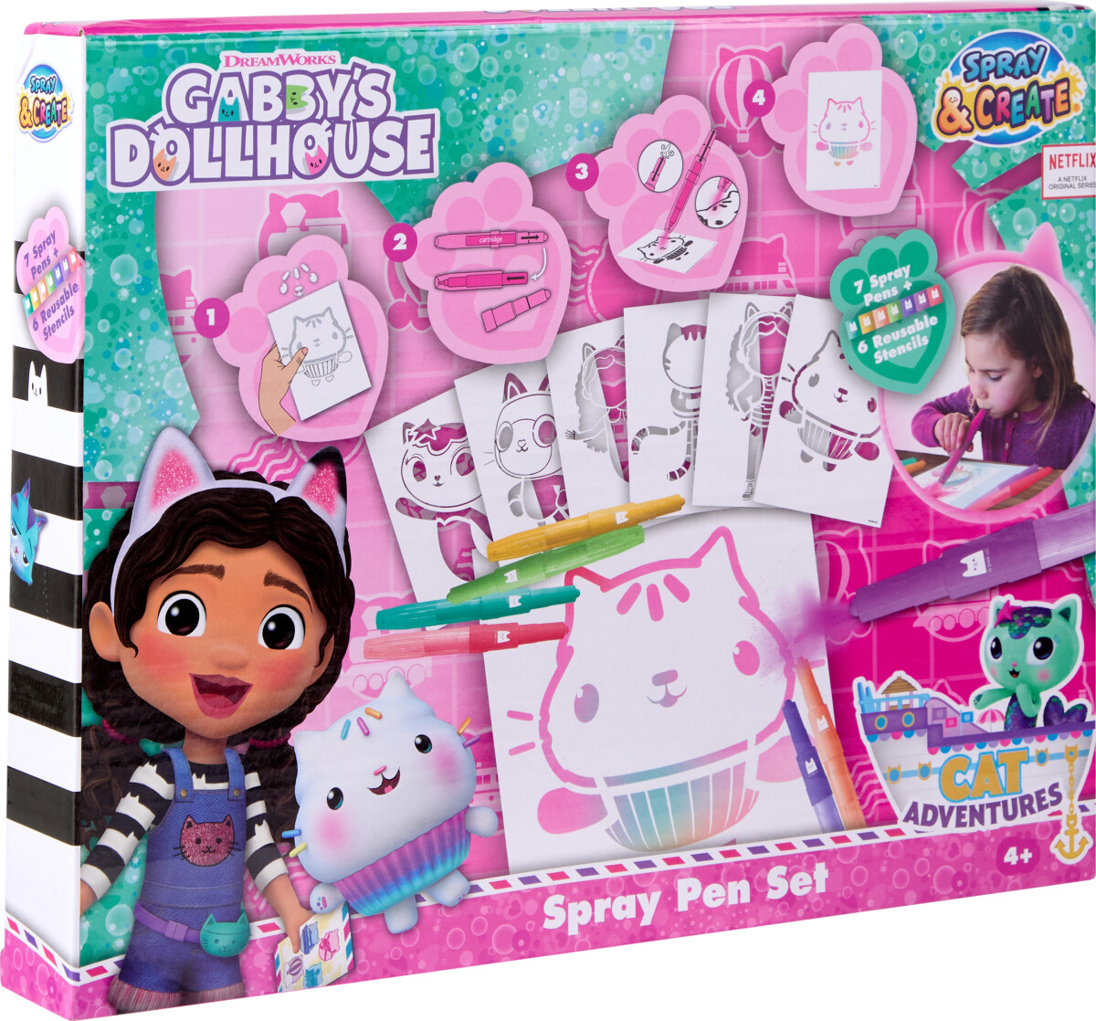 Gabby S Dollhouse - Spray Pen Sæt