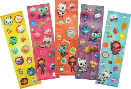 Gabby S Dollhouse - Stickers Set - 5 Ark Med Klistermærker