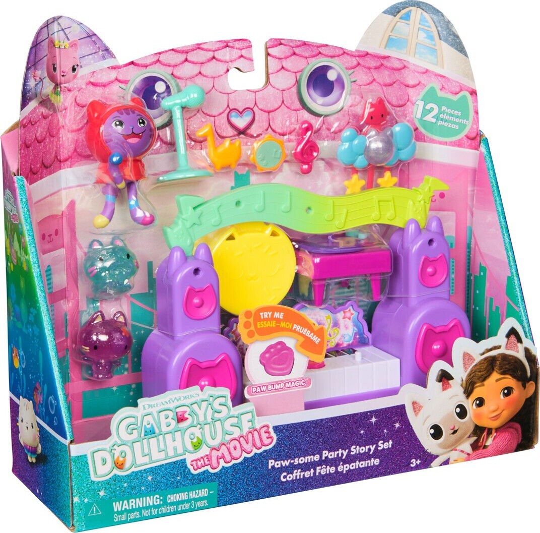 Gabby S Dukkehus - Paw-Some Party Story Set - The Movie