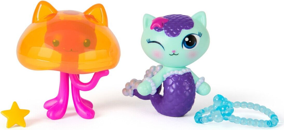 Gabby S Movie 2Pack Figure-Mercat Cat Jelly Fish 6074329