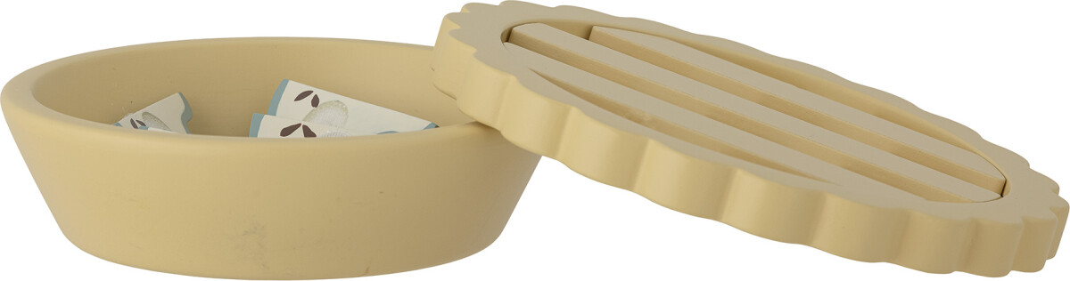 Bloomingville Mini - Gabie - Legemad - Gul - Lotus Træ - 7 Dele