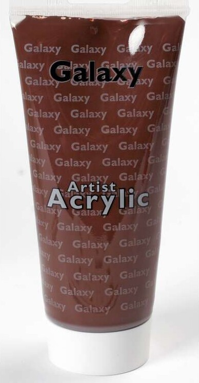 Galaxy - Artist Acrylic - 200 Ml - Burnt Umber - Ac 19