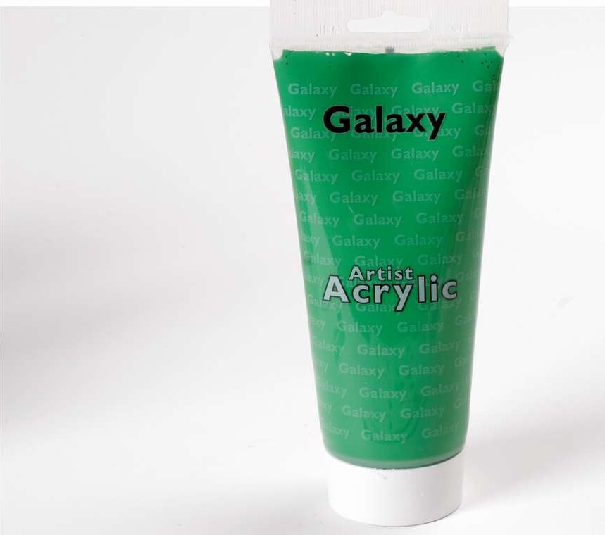 Vandbaseret Akrylmaling - 200 Ml - Cadmium Grøn - Galaxy Acrylic
