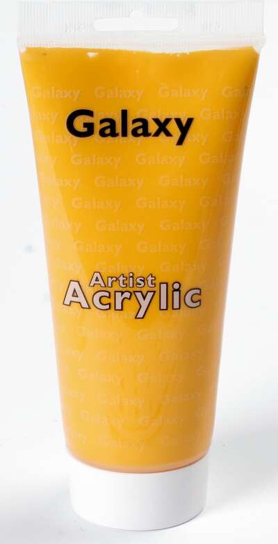 Vandbaseret Akrylmaling - 200 Ml - Cadmium Gul Med - Galaxy Acrylic