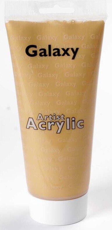 Vandbaseret Akrylmaling - 200 Ml - Guld - Galaxy Acrylic