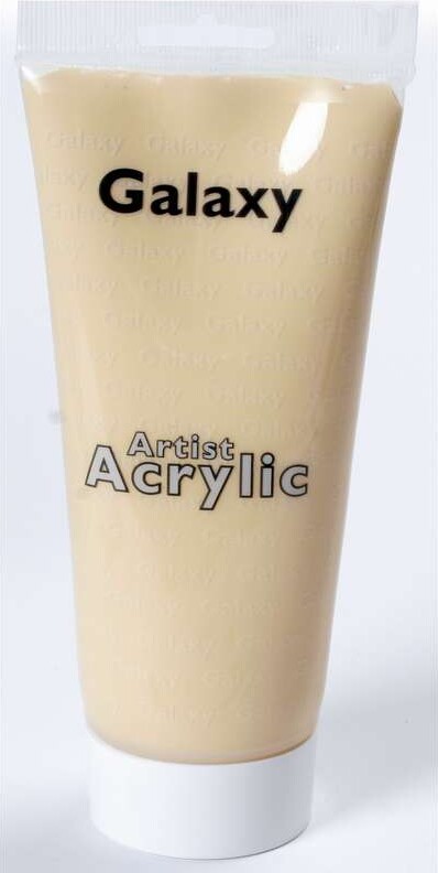 Vandbaseret Akrylmaling - 200 Ml - Naples Gul - Galaxy Acrylic