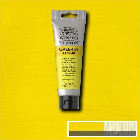 Winsor Newton Akrylmaling - Galeria - Lys Gul 120 Ml