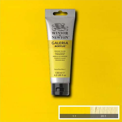 Winsor Newton - Galeria Akrylmaling - Process Yellow 120 Ml