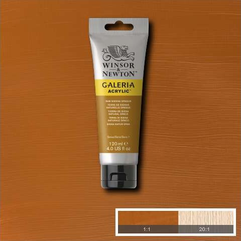 Winsor Newton - Galeria Akrylmaling - Raw Sienna Opaque 120 Ml