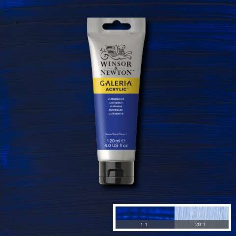 Winsor Newton - Galeria Akrylmaling - Ultramarine 120 Ml