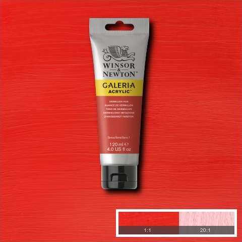 Winsor Newton - Akrylmaling - Vermilion Hue 120 Ml