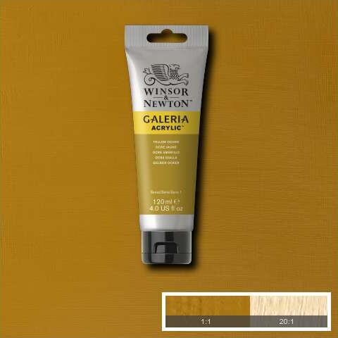 Winsor Newton - Akrylmaling - Yellow Ochre 120 Ml