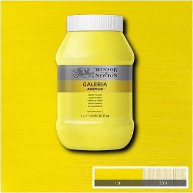 Winsor Newton - Akrylmaling - Citrongul 1000 Ml