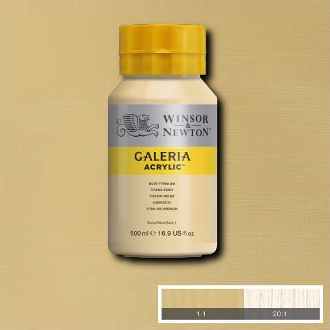 Winsor Newton - Galeria Akrylmaling - Buff Titanium 500 Ml