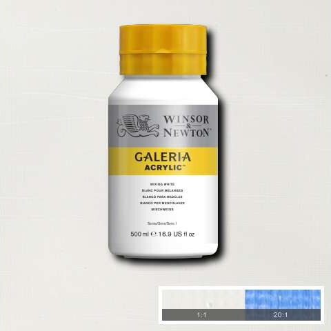 Winsor Newton - Galeria Akrylmaling - Mixing White 500 Ml