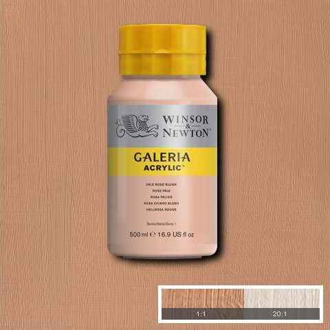 Winsor Newton - Galeria Akrylmaling - Pale Rose Blush 500 Ml
